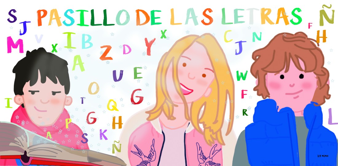 pasillo de las letras