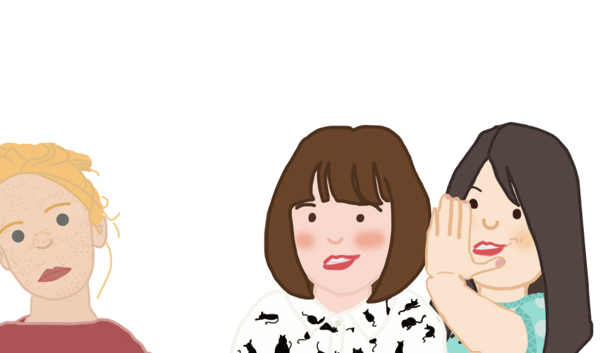 niñas cuchicheando1